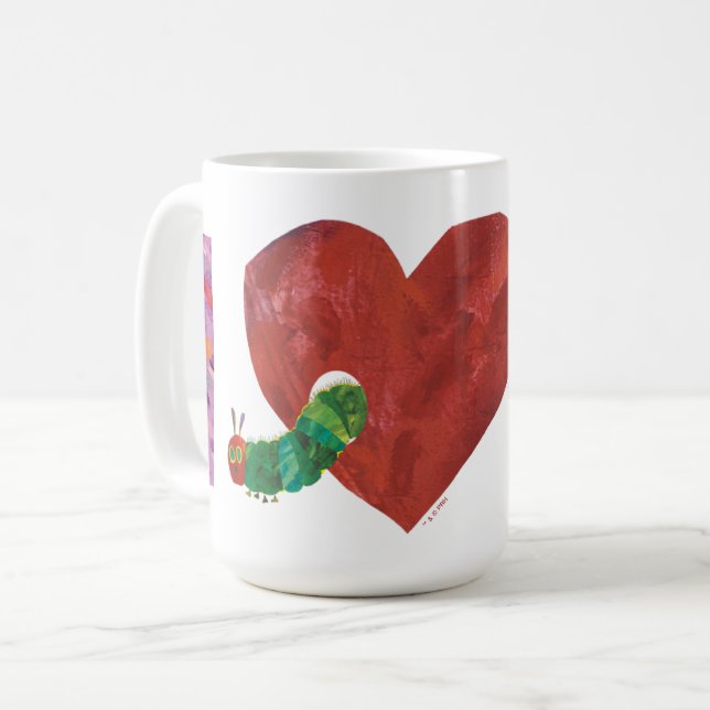 Den mycket Hungriga vattenpelaren | Jag älskar dig Kaffemugg (Framsida vänster)