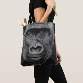 Den mycket kalla gorillan hänger lös tygkasse