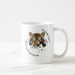 Den mycket minsta tiger muggen för klubb för kaffemugg