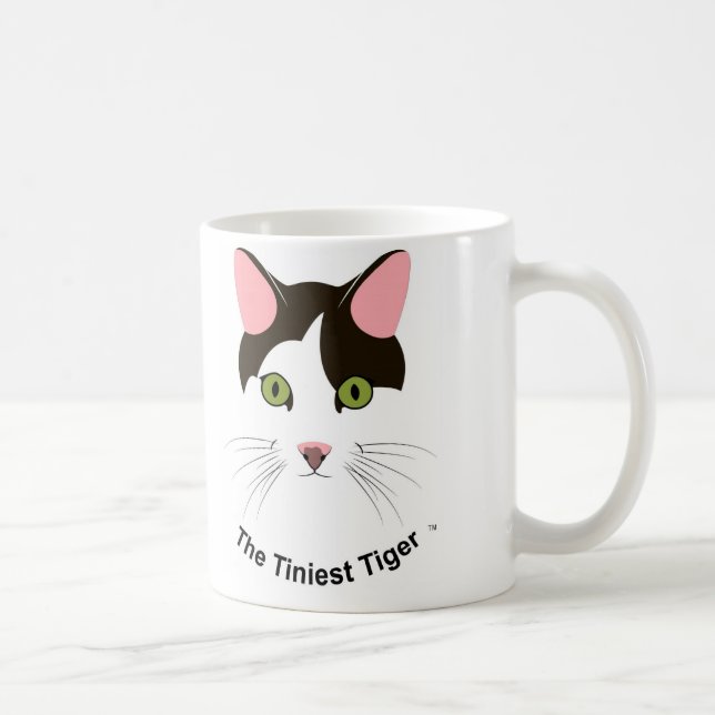 Den mycket minsta tigerlogotypmuggen kaffemugg (Höger)