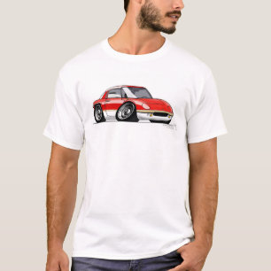 Den mycket små elanen sprintar (den röda) coupen t-shirt