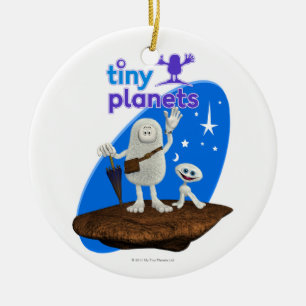 Den mycket små planetbingen & Bong Julgransprydnad Keramik