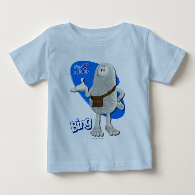 Den mycket små planetbingen - gilla det? t shirt (Framsida)