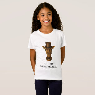 Den mycket sofistikerade, gentleman Giraffe T Shirt
