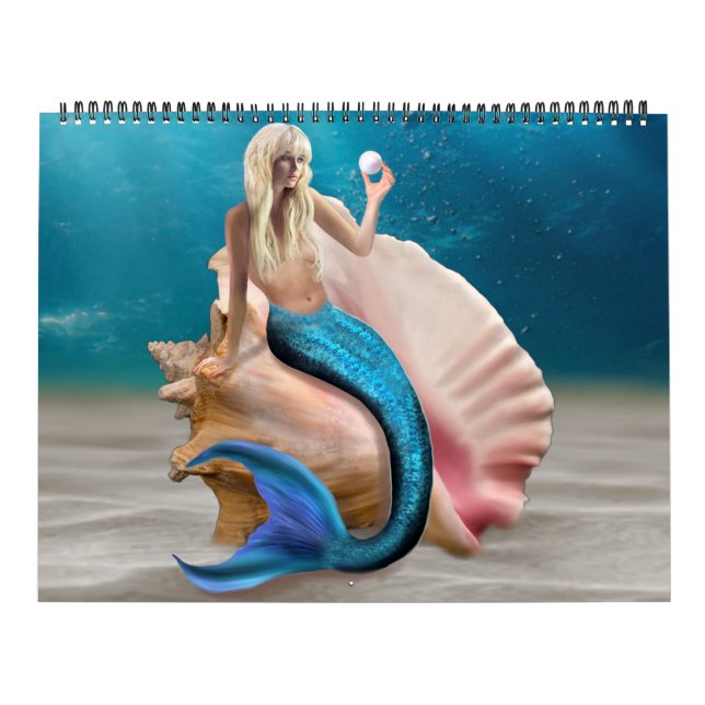 DEN MYSISKA HAVSFRUN KALENDER (Omslag)