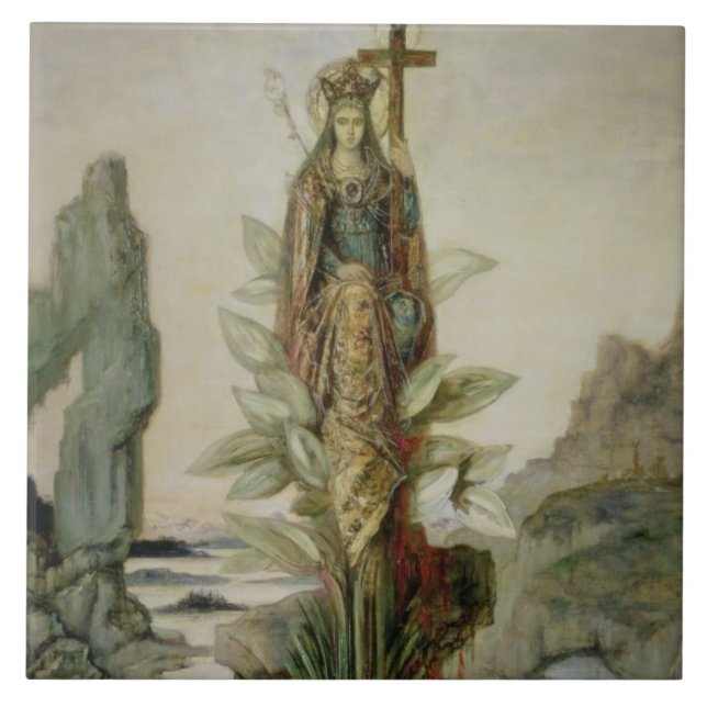 Den Mystic blomman Kakelplatta (Framsidan)