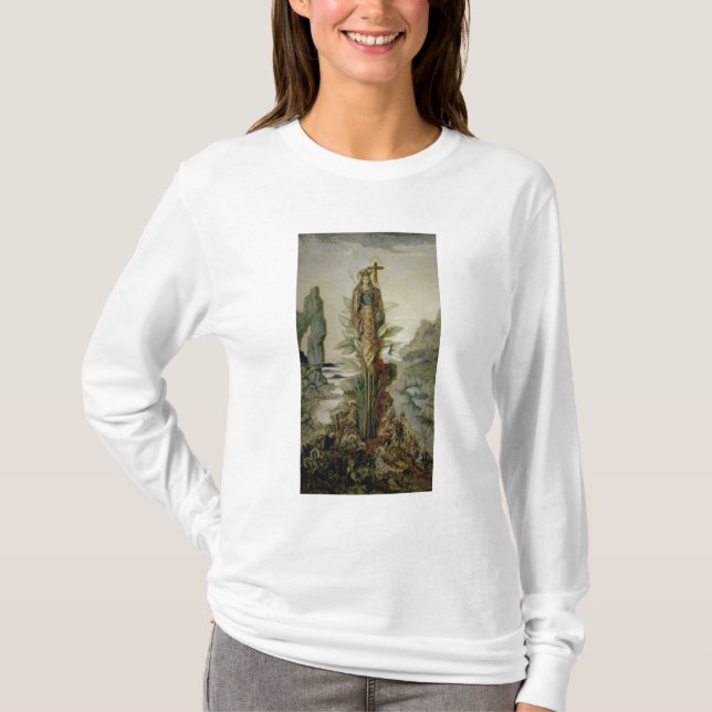 Den Mystic blomman T-shirt (Framsida)