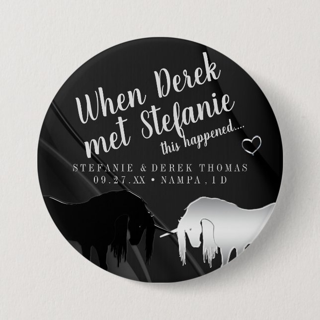 Den mystiska föreningen Bröllop (när Make träffade Knapp (Framsida)