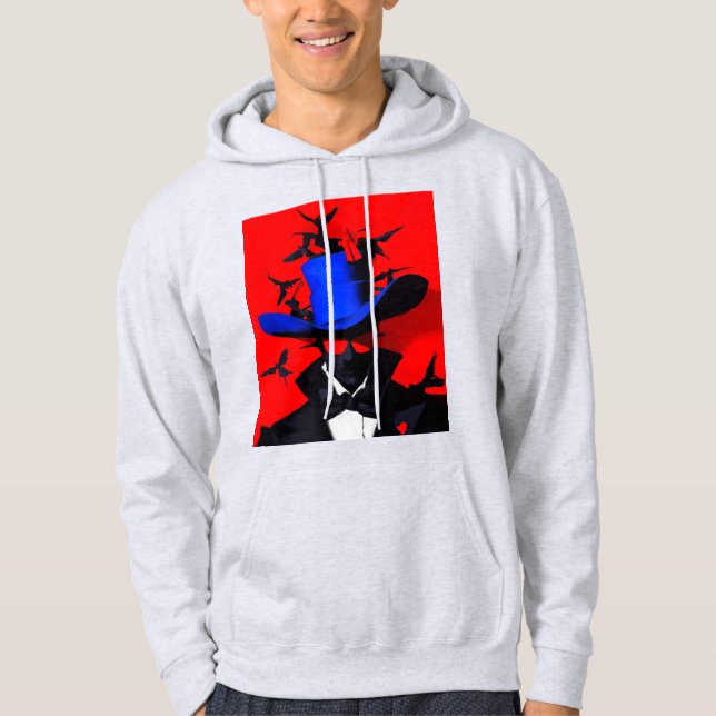 Den mystiska, gentlemannamässiga Bäran flair och C Hoodie (Framsida)