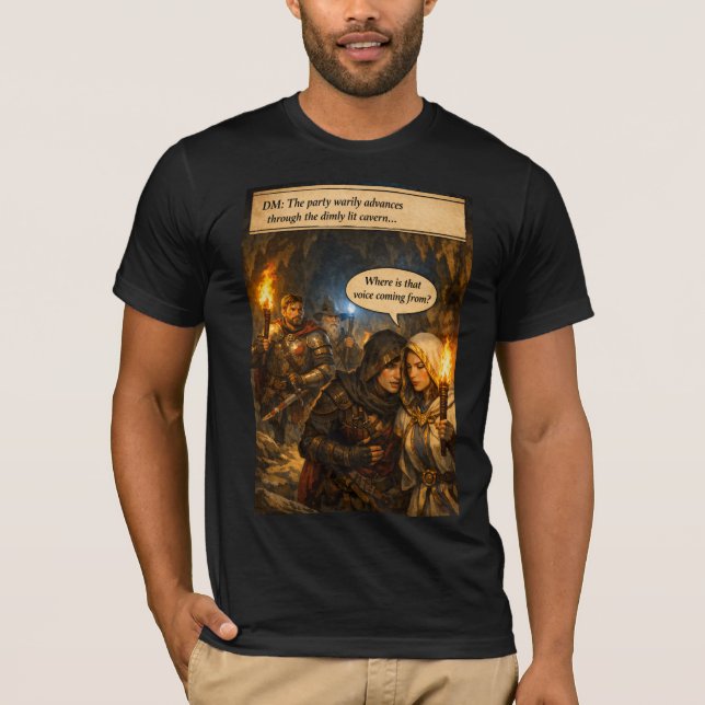Den Mystiska Röst T-shirten T Shirt (Framsida)