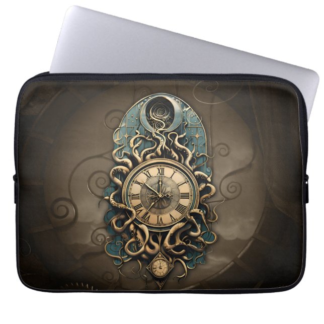 Den mystiska steampunkrörelsen. laptop fodral (Framsidan)