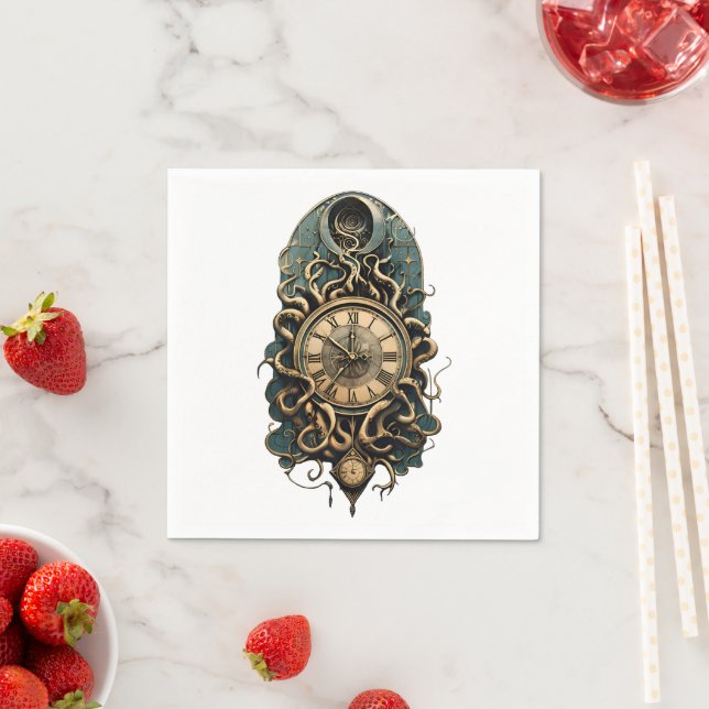 Den mystiska steampunkrörelsen. pappersservett (Insitu)