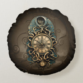 Den mystiska steampunkrörelsen. rund kudde