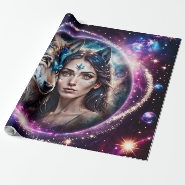 Den mystiska vargens makt presentpapper (Utrullad)