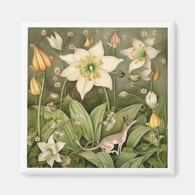 Den mytiska världen för den piskade Hjorten Magnet (Framsidan)