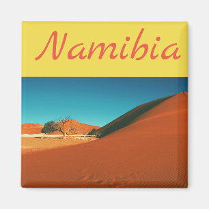 Den Namibia Sanddynen landskap beskådar magneten Magnet