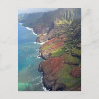 Den Na'Pali kusten - ö av Kauai, Hawaii Vykort