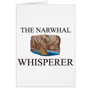 Den Narwhal whispereren Hälsningskort