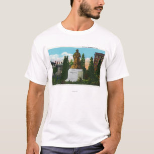 Den Nathaniel Hawthorne statyn beskådar T-shirt