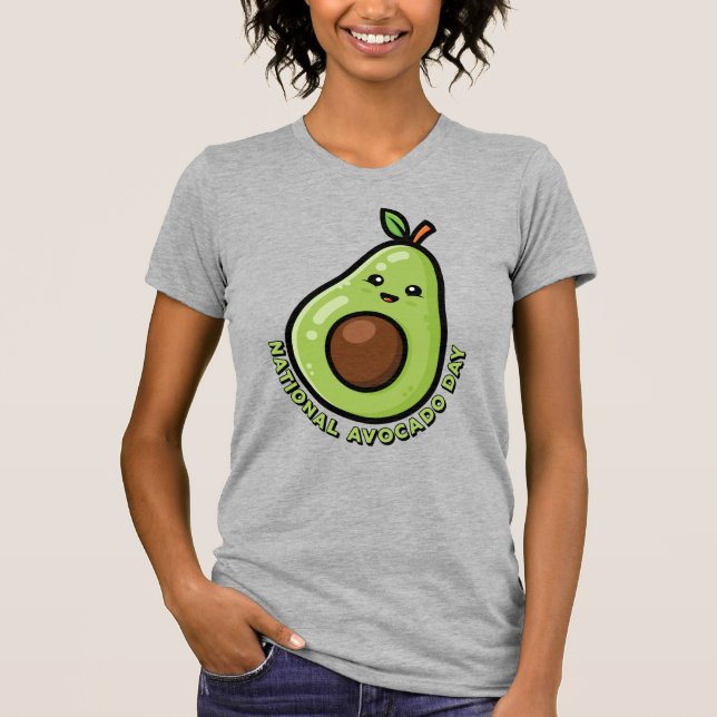 Den nationella avocado-dagen t shirt (Framsida)