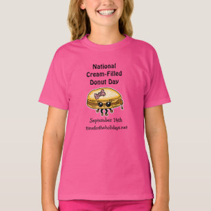Den nationella dagen för klamfyllning - 14 septemb t shirt