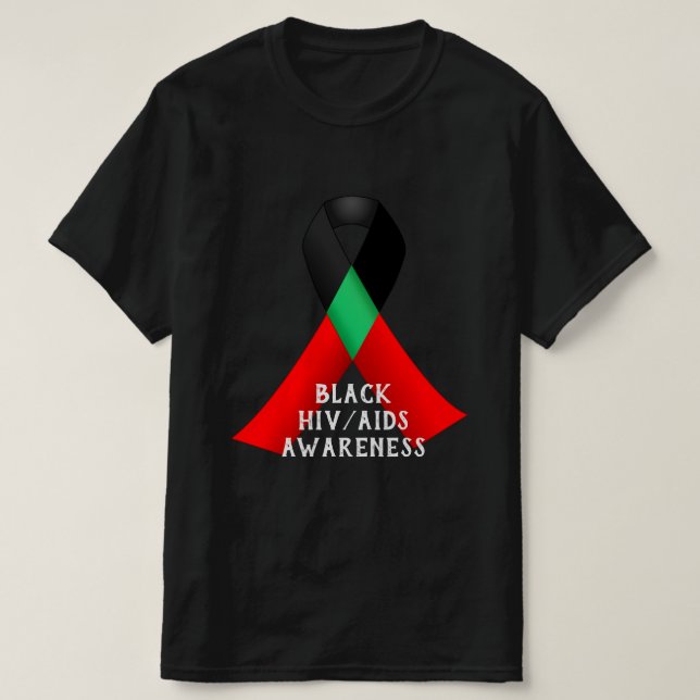 Den nationella dagen för medvetenhet om hiv/AIDS T Shirt (Design framsida)