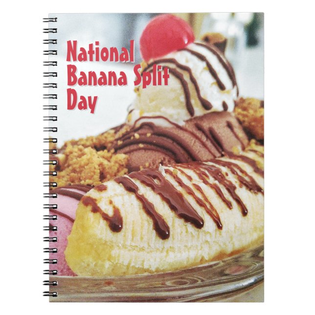 Den nationella dagen för uppdelning av Banana Anteckningsbok (Framsidan)