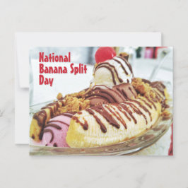 Den nationella dagen för uppdelning av Banana Vykort