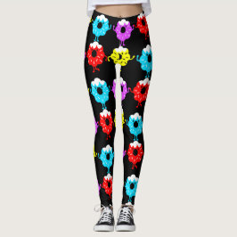 Den nationella Donut-dagen Doughnut Leggings