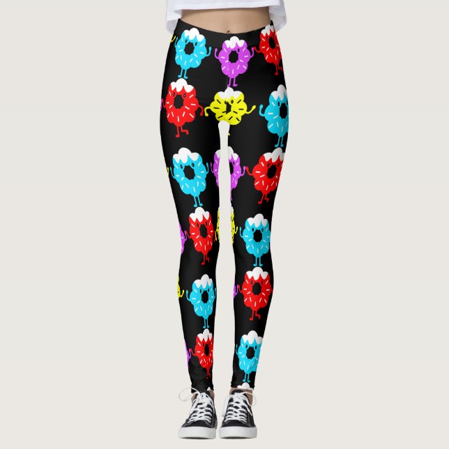 Den nationella Donut-dagen Doughnut Leggings (Framsida)
