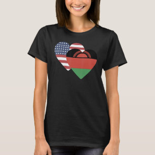 Den nationella Flagga för för manar kvinnor i Mala T Shirt