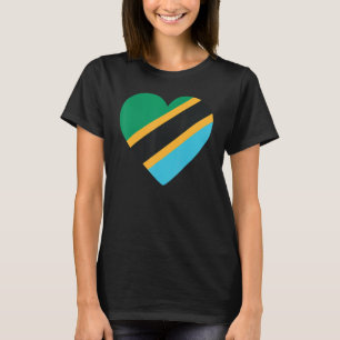 Den nationella Flagga för för manar kvinnor i Tanz T Shirt