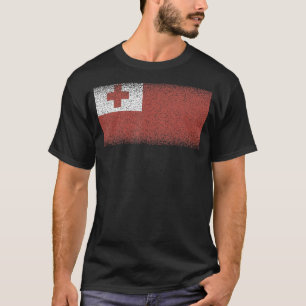 Den nationella Flagga för för manar kvinnor i Tong T Shirt