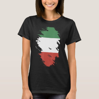 Den nationella Flagga för Italien för manar kvinno T Shirt