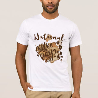 Den nationella kaffedagen (Coffee Älskare) T Shirt
