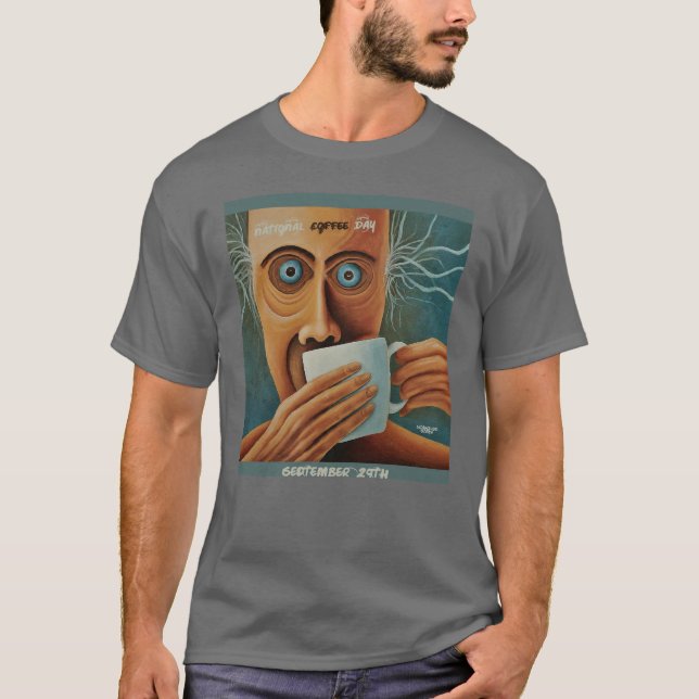 Den nationella kaffedagen t shirt (Framsida)