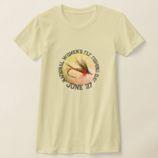 Den nationella kvinnodagen för Flygfiske T Shirt