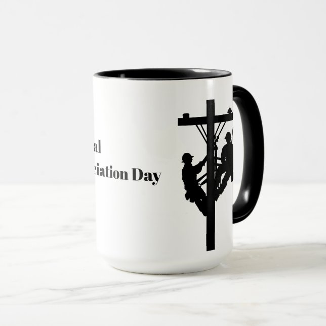 Den nationella linemannavkänningsdagen i Mugg (Framsida höger)