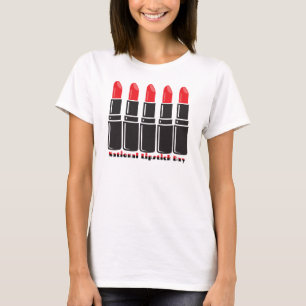 Den nationella LIPstick-dagen T Shirt