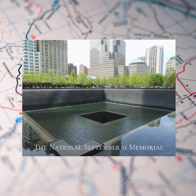 Den nationella minnesmärkesresefotot för den 11 se vykort (In Situ Map)