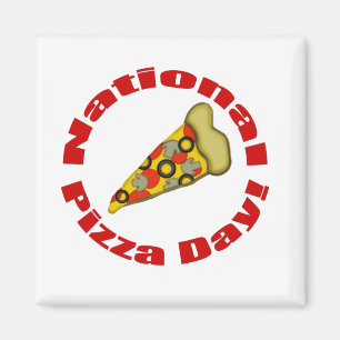 Den nationella Pizzadagen! Magnet
