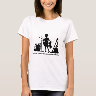 Den nationella Professionellen Hushållare Dag T-Sh T Shirt