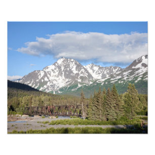 Den nationella skogen i Chugach Fototryck