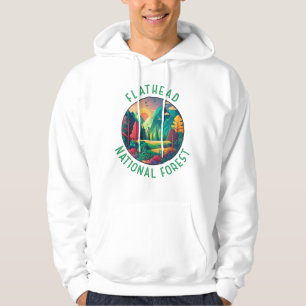 Den nationella skogen Montana Distress Circle Hoodie