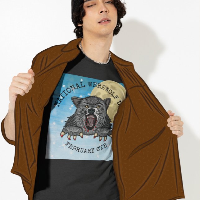 Den nationella varulvdagen februari 6e t shirt (Skapare uppladdad)