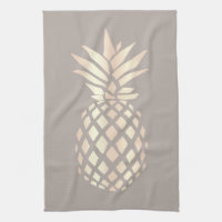 Den nätt eleganten förkopprar rosa guld- ananas &