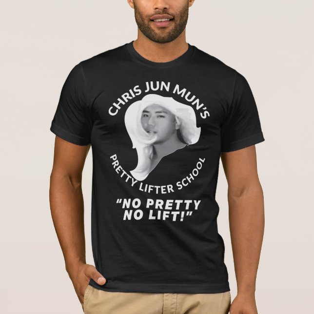 Den nätt lyftarmen skolar t-shirt (Framsida)