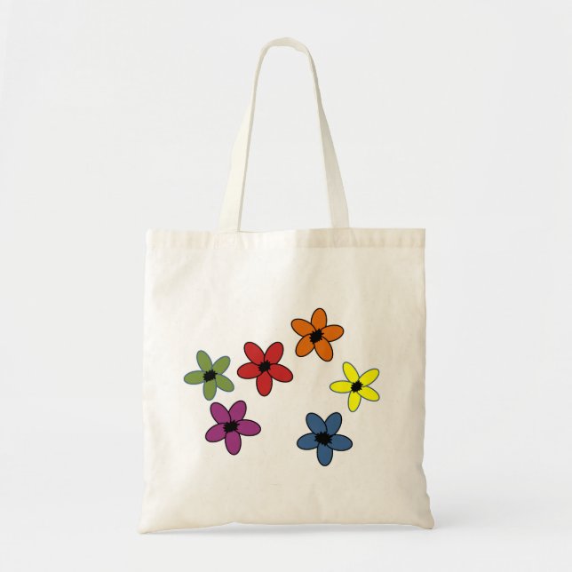 Den nätt petalen hänger lös tygkasse (Framsidan)