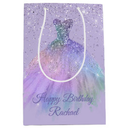 Den nätt purpurfärgade Glittery bollkappagåvan