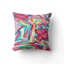 Den nätt rosa uteplatsen kudder